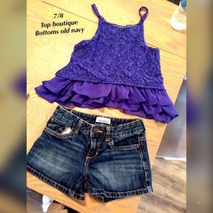 Girls sz 7/8 outfit